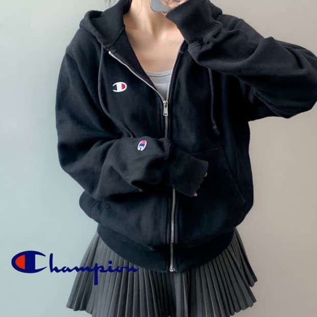 챔피온 리버스위브 후드집업