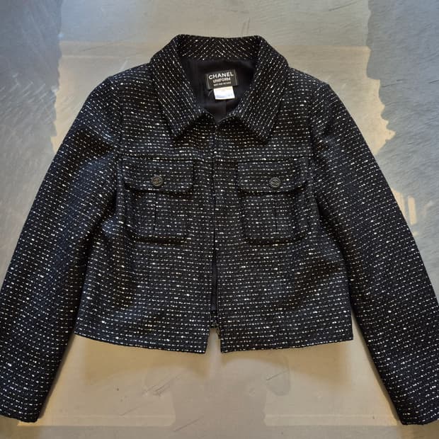 CHANEL uniform tweed jacket
