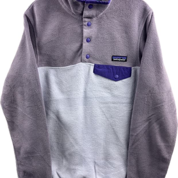 파타고니아 신칠라 퍼플 스냅티 풀오버 플리스1370