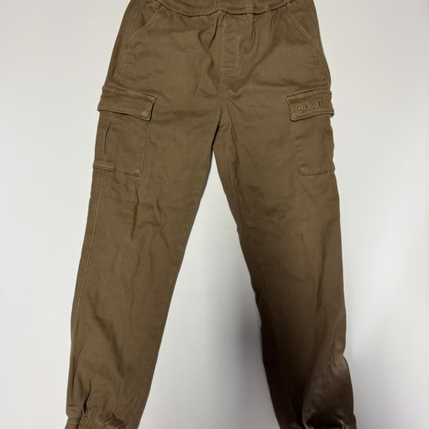 여성 지프 Jeep 밴딩 카고 조거팬츠 27.5인치 브라운