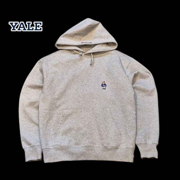 S. YALE 그레이 후드