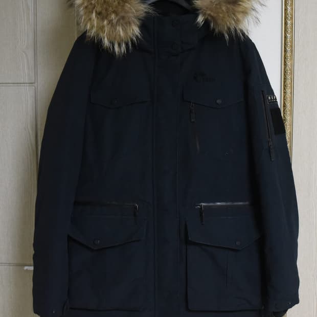 네파 EXPLORER 네이비 패딩 90