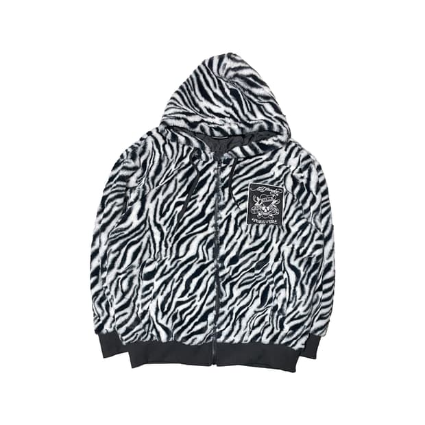 에드하디 지브라 퍼 후드집업