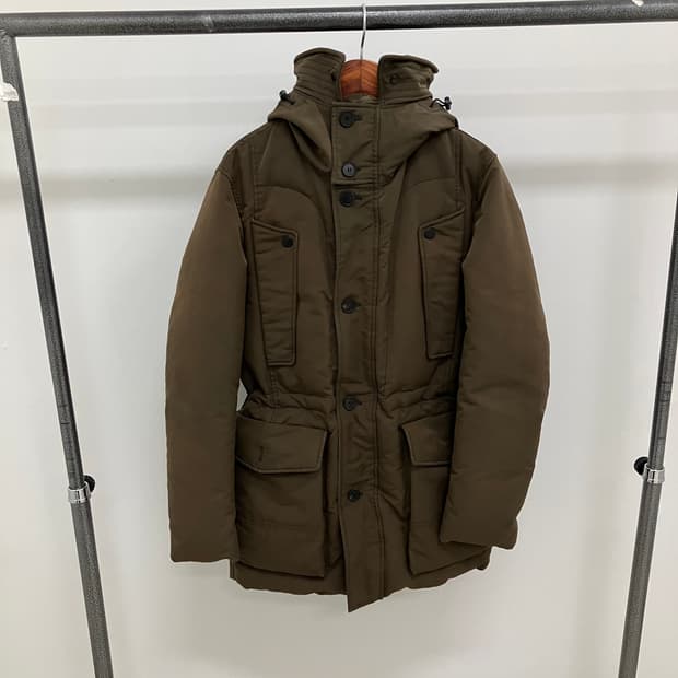 시피컴퍼니 카키 노르지 덕다운 패딩 95