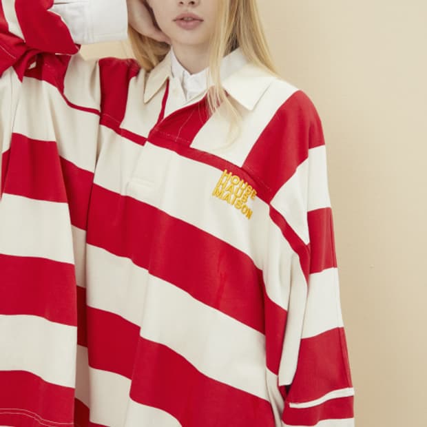 노앙 오버사이즈 럭비셔츠