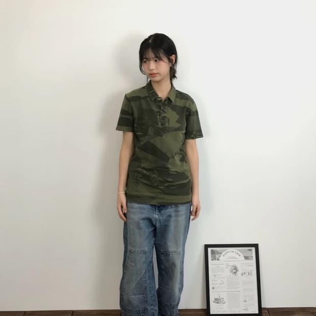 Hydrogen Camo Graphic Polo Shirt