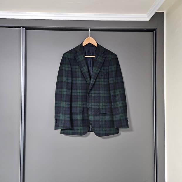 [46] 맨온더분 블랙와치 타탄체크 울트위드 자켓 / 아브라함문 블랙워치