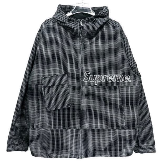 슈프림 립스탑 유틸리티 자켓 블랙