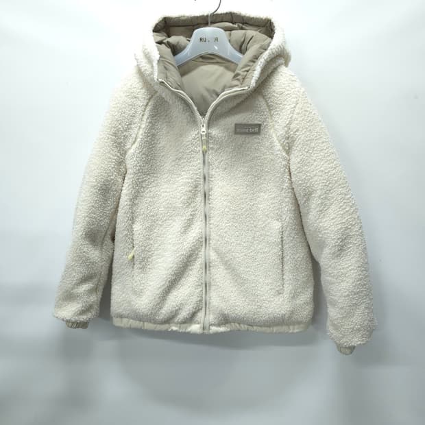 몽벨 여성용 리버시블 양털 후드 패딩