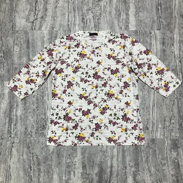 일본빈티지 Tokyobiyori 달천깔페어리 보헤미안 플라워티셔츠