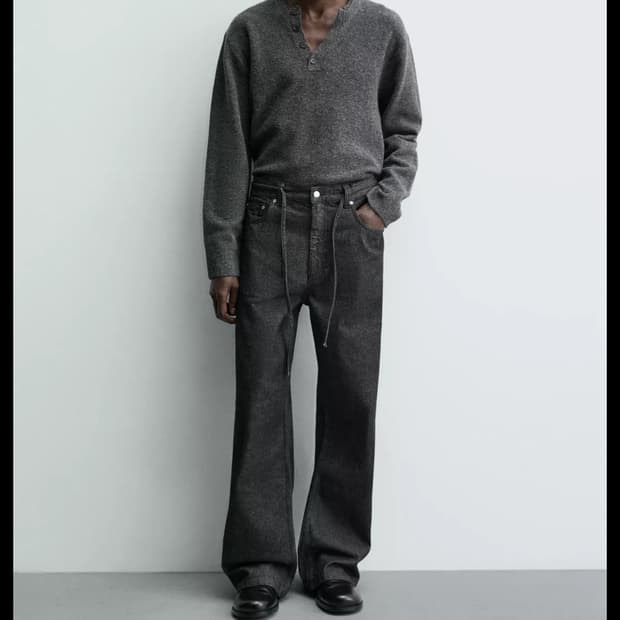 (구합니다) 자라 릴렉스드 플레어핏 팬츠