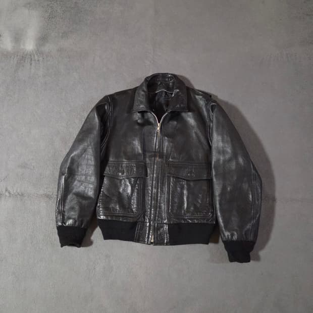 ROBO BAHRON 카프레더 카프스킨 A-2 자켓 M