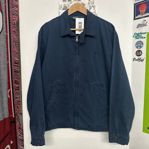 90‘s 폴로 스윙탑 자켓 네이비