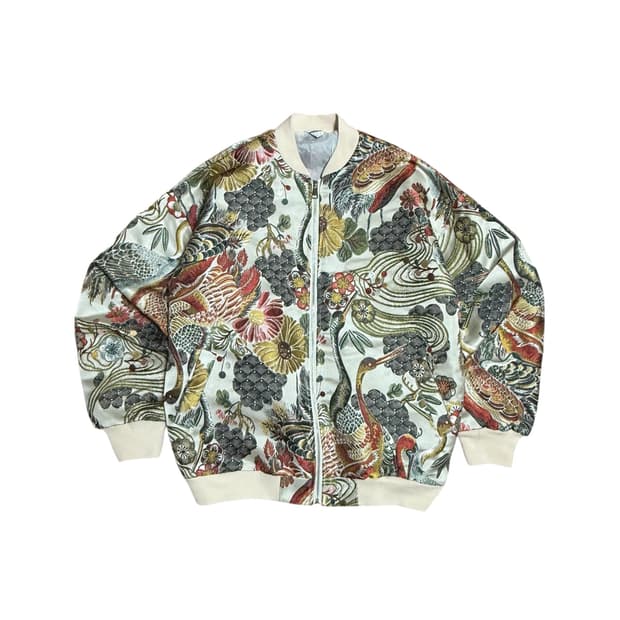 [3XL] 봉황 플라워 자수 스카잔