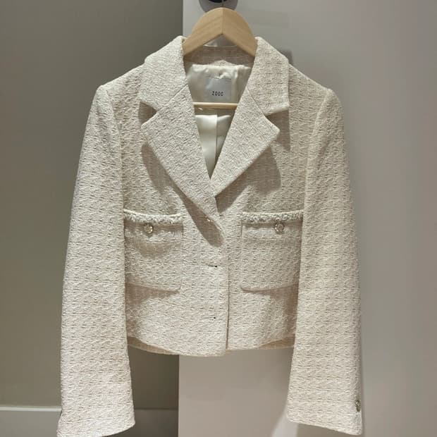 쥬크 크롭 트위드자켓 ZOOC