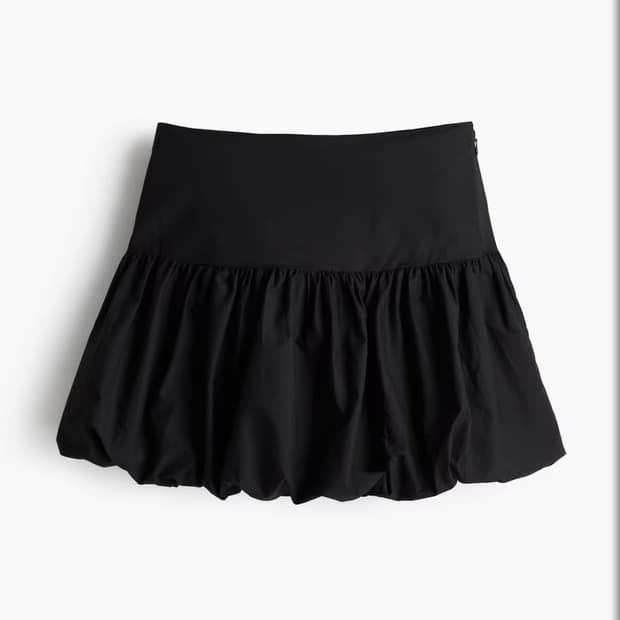 [h&m] 에이치앤엠 버블헴 미니스커트 벌룬스커트 y2k