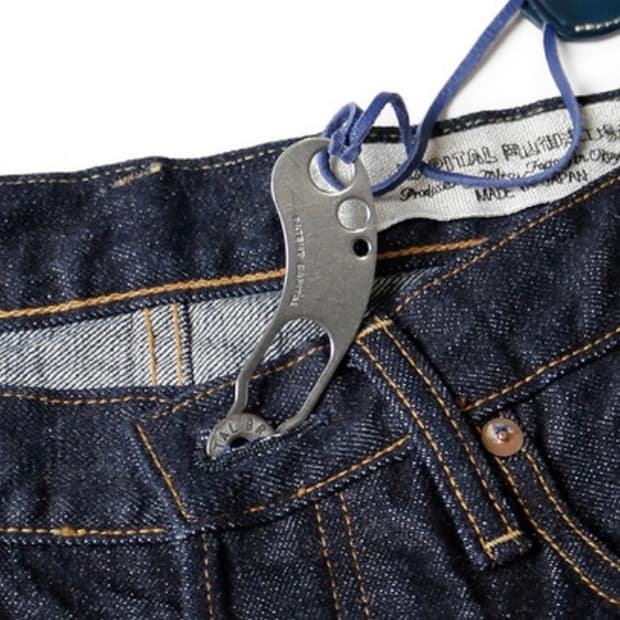 캐피탈 버튼후크 키링-무광