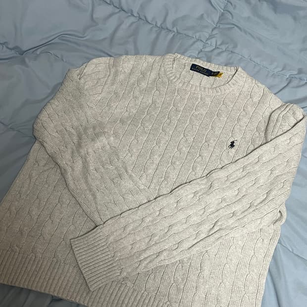 폴로랄프로렌 XL 케이블 꽈배기 니트 스웨터 팔아요!