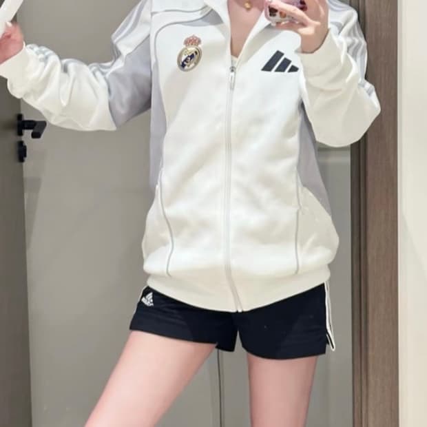 아디다스 레알마드리드 25/26 트랙탑 져지 집업