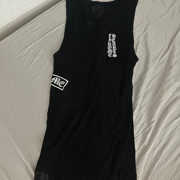 크롬하츠 슬리브리스 탱크탑