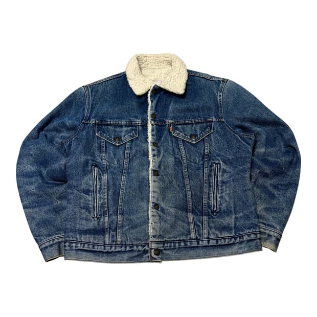 리바이스 70s 오렌지택 오리지널 야모 쉐르파 데님 자켓