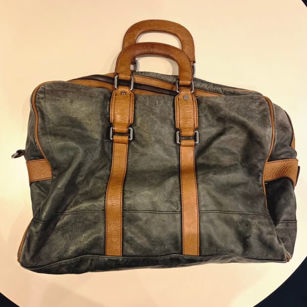 00s D&G 아카이브 레더 더플백
