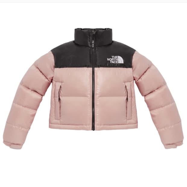  노스페이스 눕시 숏 자켓 파스텔 핑크