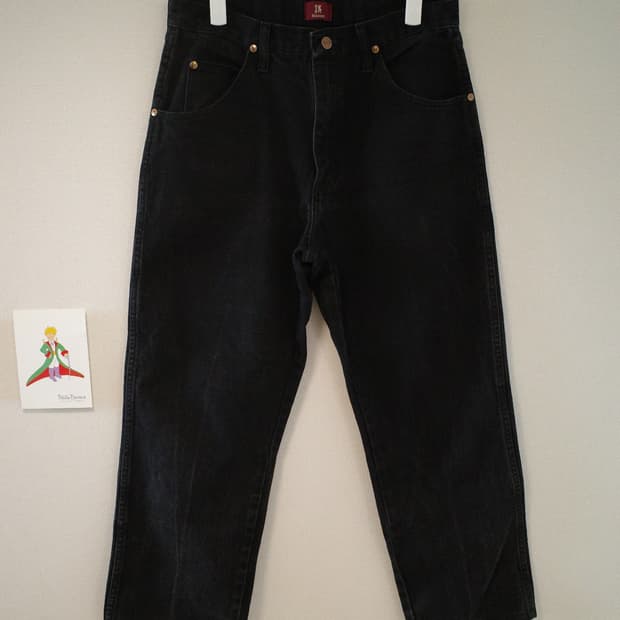 랭글러 블랙 데님팬츠