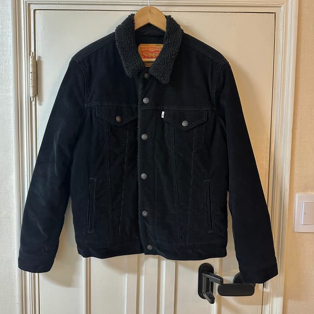 리바이스 코듀로이 쉐르파 트러커 자켓