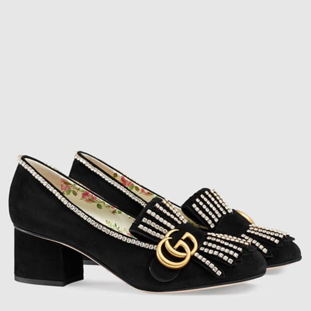 GUCCI 구찌 여성 미드 펌프스 구두 38 (250)