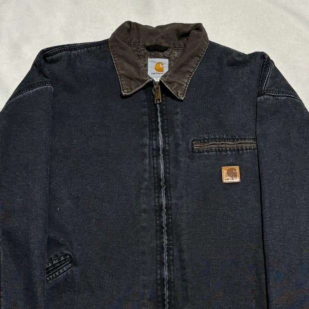 XL 칼하트 네이비 워싱 워크자켓