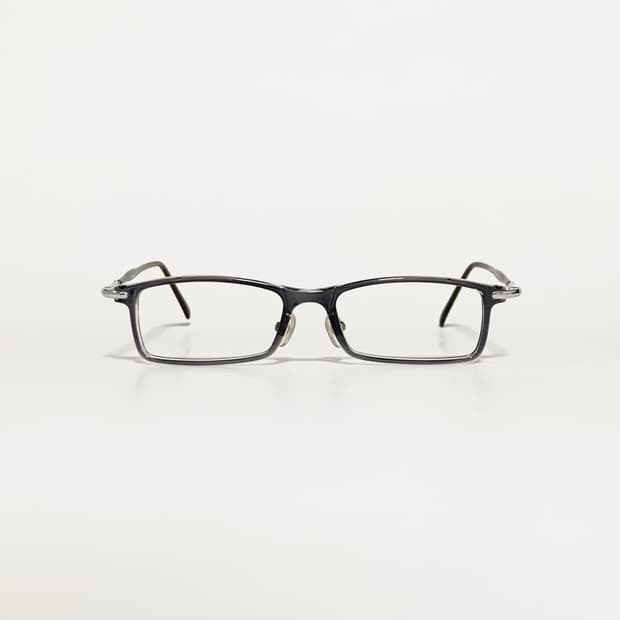 921 데드스탁 빈티지안경 클리어 블랙 사각 오벌 안경 안경테 픽키