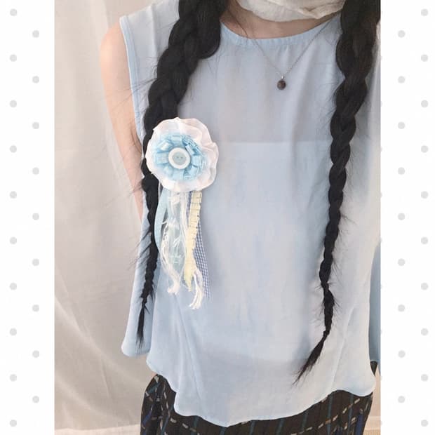 sky blouse top