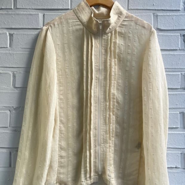 애프터먼데이 빈티지 누오보 로우클래식 시스루 자켓