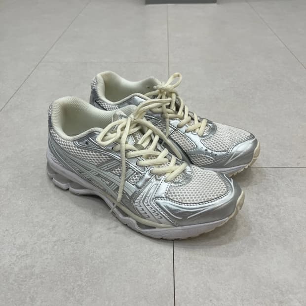 아식스 x JJJ자운드 젤 카야노 14 실버 화이트 260