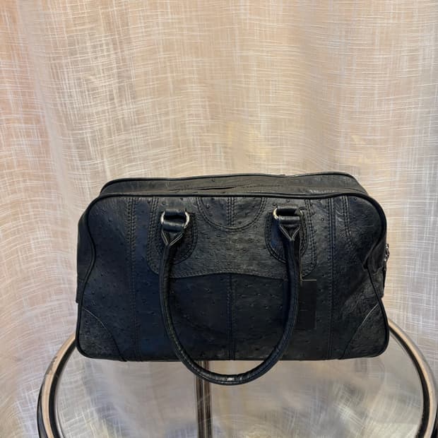 리얼 타조가죽 토트백    