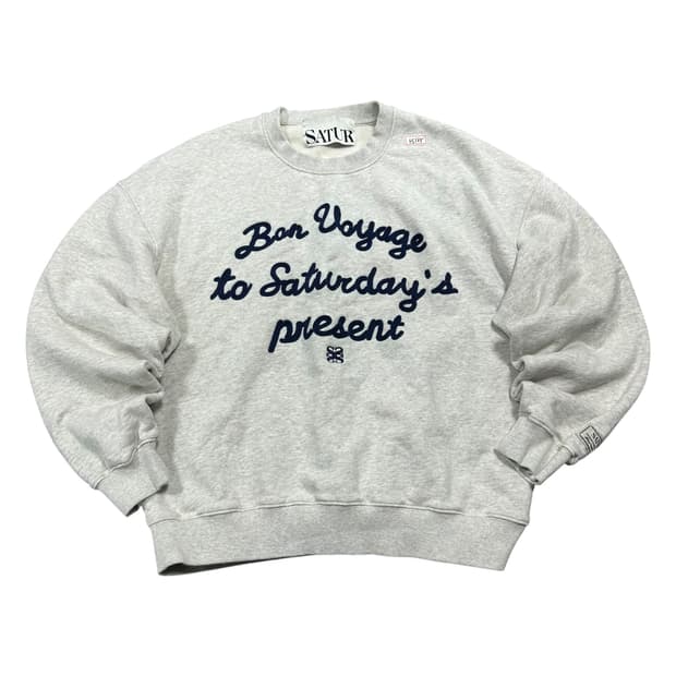 ✨ (바배) 세터 그레이 기모 맨투맨