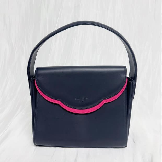 Courreges leather handle bag