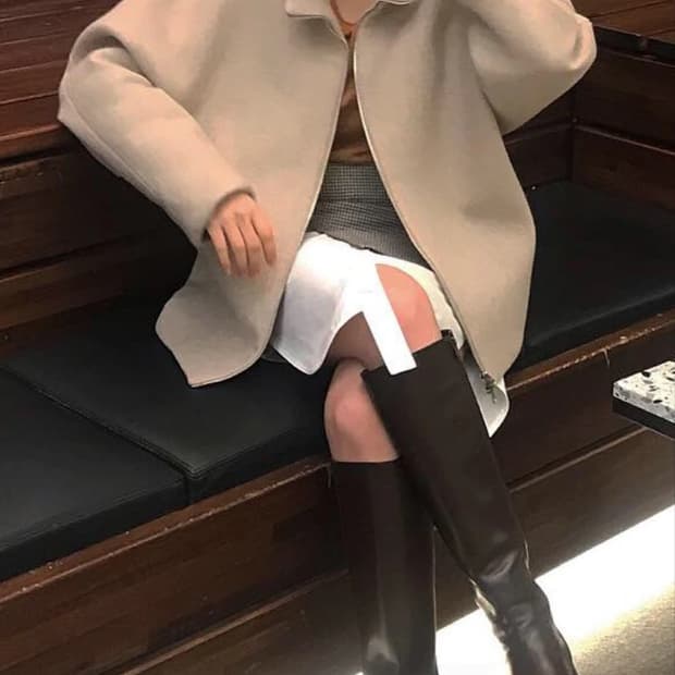 [Low classic] 로우클래식 베이지 울 자켓