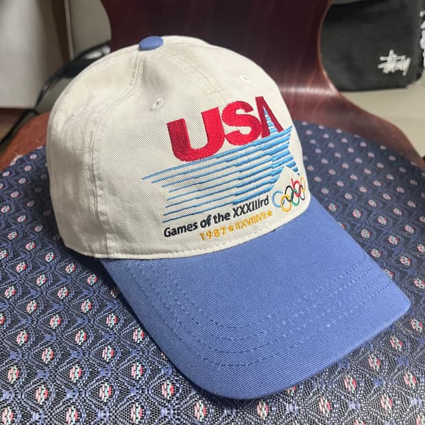 [OS, 새상품] 곤니치와봉쥬르 올림픽 레트로 볼캡