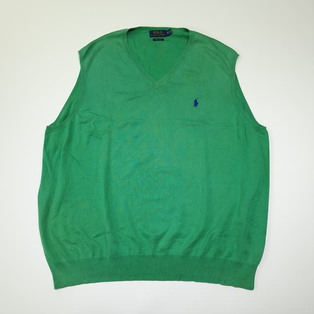 CL162 2XL 폴로랄프로렌 피마코튼 니트 베스트