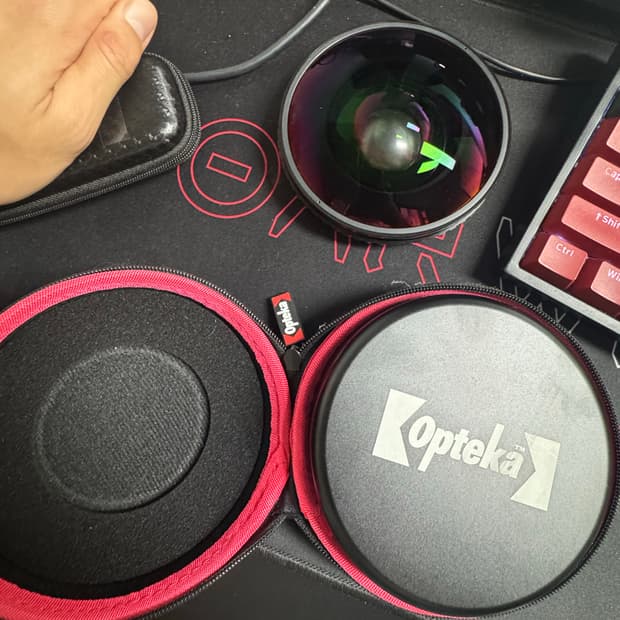 소니 AX700 캠코더용 OPTEKA 어안렌즈 