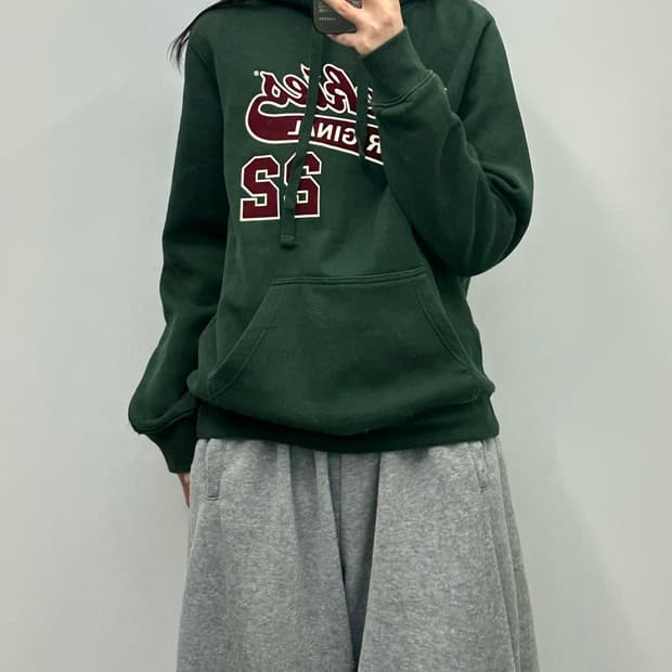 디키즈 y2k 와투케 그린 후드티