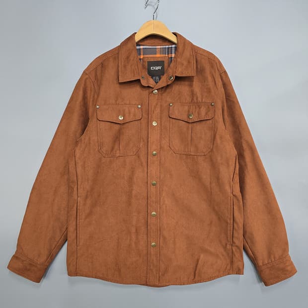 CQR 스웨이드 셔츠자켓 XL