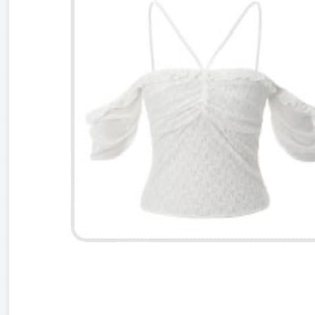 쓰리타임즈 멜리사 탑 화이트 블라우스