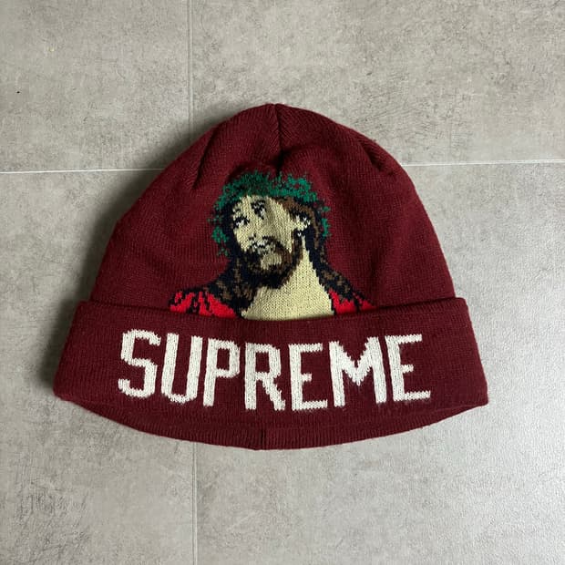 슈프림 지저스 비니