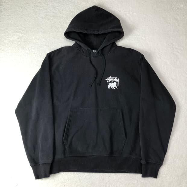 스투시 라이온 후드티 