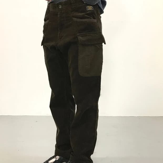 BACK NUMBER Vintage Corduroy Cargo Pants
