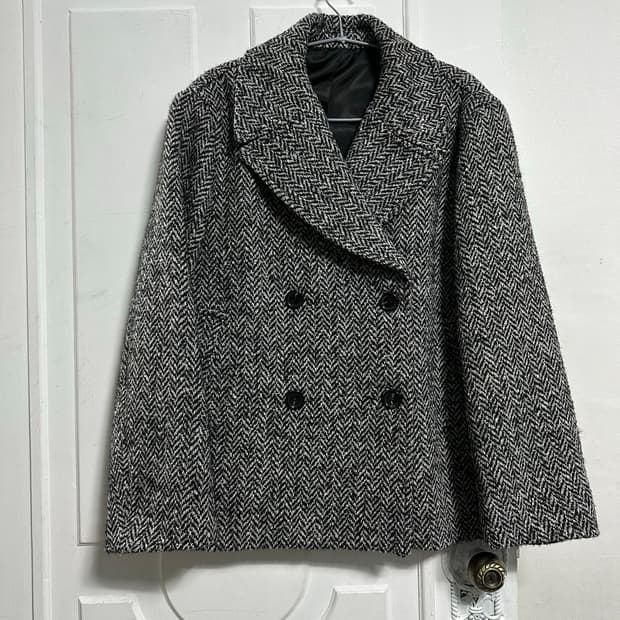 아르켓 헤링본 피코트