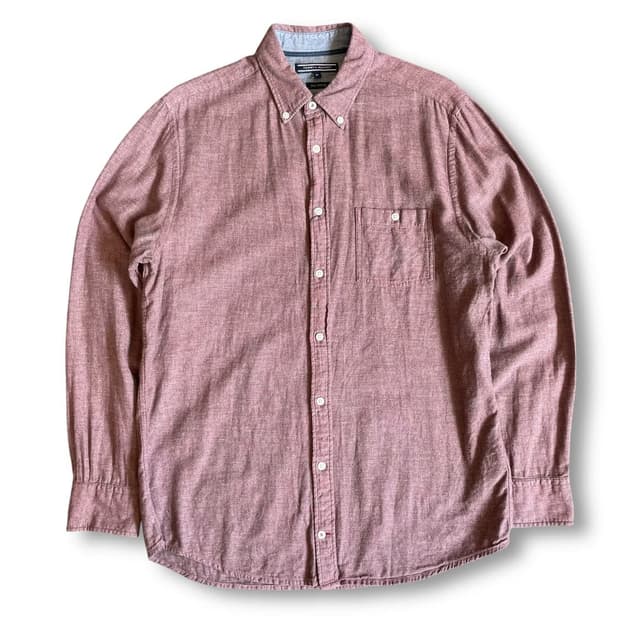 타미힐피거 뉴욕핏 원포켓 긴팔 셔츠 M